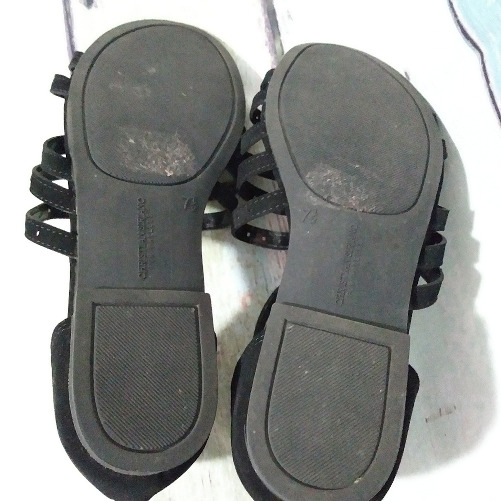 Christian Siriano Black Sandals - Picture 6 of 14